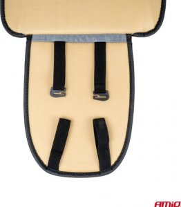 AMiO Mata na fotel siedzenie koraliki z podparciem pod plecy i zagłówkiem AMIO-03649 10
