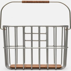 Brooks Kosz na kierownicę HOXTON BASKET, Aluminium, Skórzana rączka, Klick Fix adapter (NEW) 3