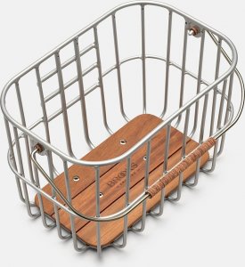Brooks Kosz na kierownicę HOXTON BASKET, Aluminium, Skórzana rączka, Klick Fix adapter (NEW) 4