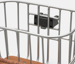 Brooks Kosz na kierownicę HOXTON BASKET, Aluminium, Skórzana rączka, Klick Fix adapter (NEW) 8