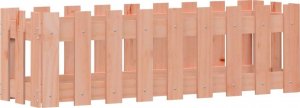 vidaXL vidaXL Rabata ogrodowa z płotkiem, 100x30x30cm, lite drewno daglezjowe 2