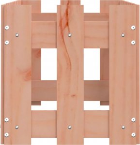 vidaXL vidaXL Rabata ogrodowa z płotkiem, 100x30x30cm, lite drewno daglezjowe 6