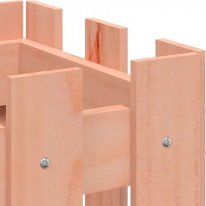 vidaXL vidaXL Rabata ogrodowa z płotkiem, 100x30x30cm, lite drewno daglezjowe 7