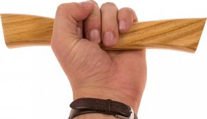 John Paddle Drewniany Uchwyt John Paddle do Łodzi Canoe Kanu Komplet (2 szt) 21,5 cm 4