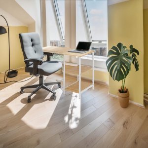 Biurko Maclean MC-411 Buk jasny 107 cm x 45 cm 3