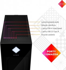 Komputer HP HP OMEN 45L GT22 Intel Core i7-13700K 32GB DDR5 2TB SSD RTX 4090 24GB Win11 5
