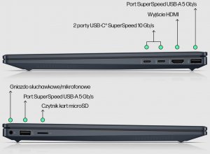 Laptop HP HP Pavilion Plus 14 OLED 90Hz i7-1355U 16GB 1TB SSD NVIDIA RTX 2050 4GB Win11 8