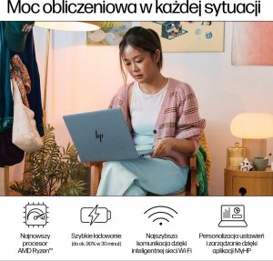 Laptop HP HP Pavilion Plus 14 2.8K OLED 120Hz Ryzen 7 7840U 16GB DDR5 1TB SSD Win11 4