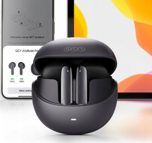 Słuchawki QCY Bezprzewodowe słuchawki douszne TWS QCY HT 10 Pro, ANC (czarne) 7