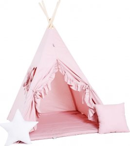 SowkaDesign Namiot tipi dla dzieci, bawełna, okienko, poduszka, cukierkowy raj 1