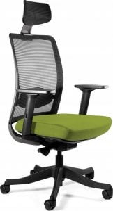 Krzesło biurowe Unique Meble Fotel biurowy, ergonomiczny, Anggun, olive, czarny 1