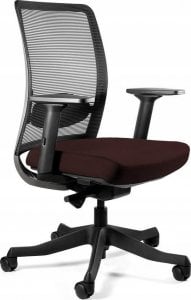Krzesło biurowe Unique Meble Fotel biurowy, ergonomiczny, Anggun - M, cocoa, czarny 1