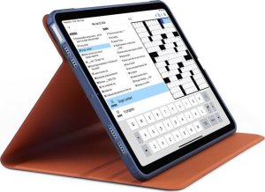 Etui na tablet Pipetto Pipetto Origami No5 Rotating Folio Case, dark blue - iPad Air 11 (2024) / iPad Air 10.9 (2022/2020) 2