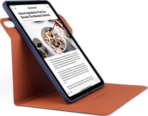 Etui na tablet Pipetto Pipetto Origami No5 Rotating Folio Case, dark blue - iPad Air 11 (2024) / iPad Air 10.9 (2022/2020) 5