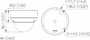 Kamera IP Dahua Technology Kamera IP Dahua IPC-HDBW3842E-AS-0280B 8