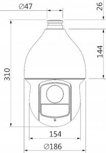 Dahua Technology KAMERA 4w1 DAHUA SD59225DB-HC 1