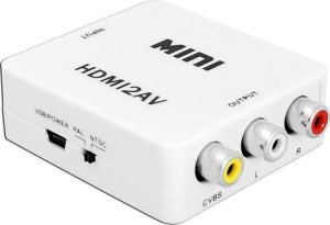 Adapter AV Inne Konwerter sygnału gniazdo HDMI - gniazdo AV - CHINCH CVBS + AUDIO LXHD129 1