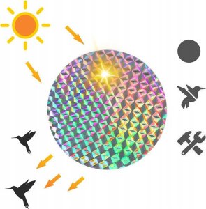 Kinzo Kinzo - Taśma do ogrodu drzew odstraszająca ptaki dł. 45 m 4