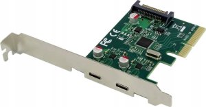 Karta sieciowa Conceptronic PCI Express Card 2-Port USB-C 3.2 Strom erford. 2