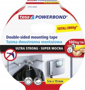 Tesa tesa Powerbond Montageband Ultra Strong 5m 19mm 1