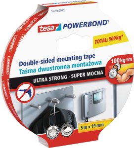 Tesa tesa Powerbond Montageband Ultra Strong 5m 19mm 4