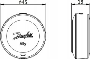 Danfoss Ally Room Sensor 4