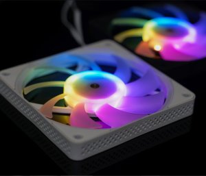 Jonsbo Jonsbo HF1215 Slim PWM Fan, ARGB, 120mm - black 14