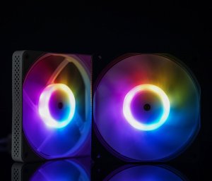 Jonsbo Jonsbo HF1215 Slim PWM Fan, ARGB, 120mm - black 15