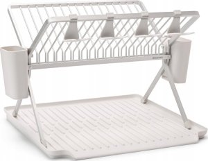 Brabantia Brabantia Foldable Dish Drying Rack Large Dark Light Grey 2