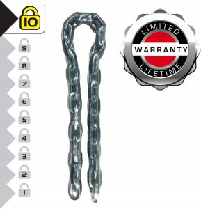 MasterLock Master Lock Hardened Steel Chain with protective Sleeve 8021EURD 2