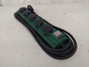 Brennenstuhl Brennenstuhl SuperSolid SL-554 Garden Extension Socket 5m 5fold 4