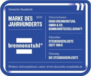 Brennenstuhl Brennenstuhl SuperSolid SL-554 Garden Extension Socket 5m 5fold 7