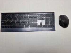 Klawiatura Rapoo RAPOO klawiatura E9500M Multi-mode Wireless Ultra-slim Keyboard Black 7