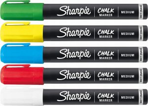 Sharpie Sharpie Kreidemarker-feucht abwischbar M                 5er Blister 1