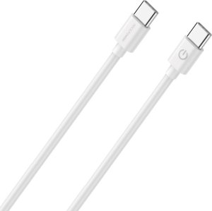 Realpower RealPower Lade/Datenkabel USB-C auf USB-C     2m weiß     3A 1