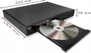 Odtwarzacz DVD Xoro Xoro HSD 8470, DVD-Player, MPEG-4, 1080p Upscaling 4