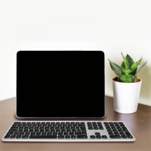 Klawiatura LogiLink Klawiatura Bluetooth Multi-Device max.3 urządzenia połączone 6