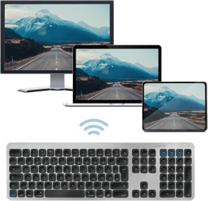 Klawiatura LogiLink Klawiatura Bluetooth Multi-Device max.3 urządzenia połączone 8