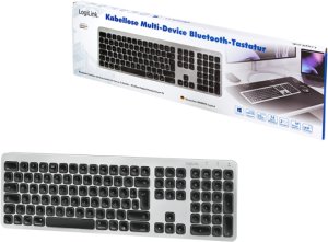 Klawiatura LogiLink Klawiatura Bluetooth Multi-Device max.3 urządzenia połączone 10