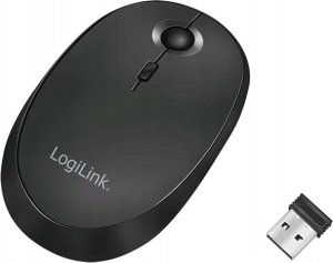 Mysz LogiLink LogiLink Maus Funk & Bluetooth,2.4GHz,800/1200/1600dpi,schw. 1