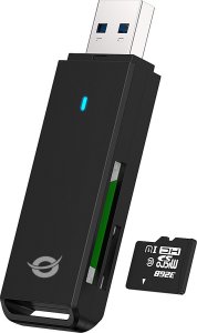 Czytnik Conceptronic CONCEPTRONIC SD+MicroSD Card Reader USB 3.0          schwarz 5