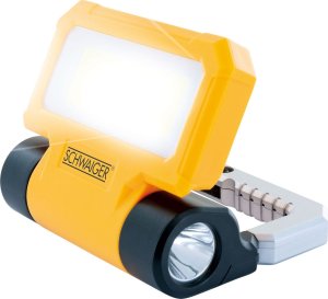 Latarka Schwaiger Schwaiger LED Arbeitsleuchte mit Taschenlampe 300Lm sch./gel 8
