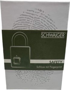 Schwaiger Schwaiger Fingerprint Schloss mit Stahlbügel 12