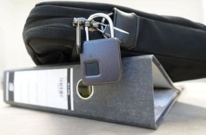 Schwaiger Schwaiger Fingerprint Schloss mit Stahlbügel 6