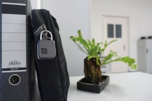 Schwaiger Schwaiger Fingerprint Schloss mit Stahlbügel 7