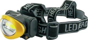 Latarka Schwaiger Schwaiger LED Stirnlampe 120 Lumen schwarz/gelb 1
