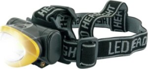 Latarka Schwaiger Schwaiger LED Stirnlampe 120 Lumen schwarz/gelb 2