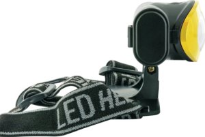Latarka Schwaiger Schwaiger LED Stirnlampe 120 Lumen schwarz/gelb 3