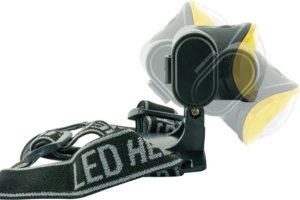 Latarka Schwaiger Schwaiger LED Stirnlampe 120 Lumen schwarz/gelb 5