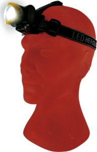 Latarka Schwaiger Schwaiger LED Stirnlampe 120 Lumen schwarz/gelb 9